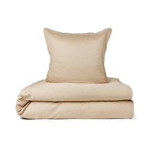 Almindeligt sengetøj | 1 stk. 50x70 Pude / 1 stk. 140x200 Dyne | Northern light | Egyptisk bomuld | Light Oak | Georg Jensen Damask