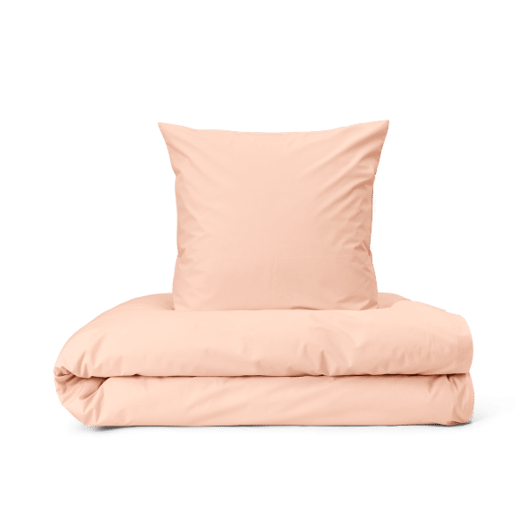 Almindeligt sengetøj | 1 stk. 60x63 Pude / 1 stk. 140x200 Dyne | Økologisk bomuld | Light Rose | Georg Jensen Damask