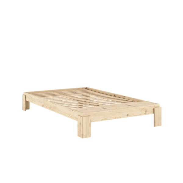 Karup Design Layers Sengestel Med Bænk 140x200 Klarlakeret Fyrretræ