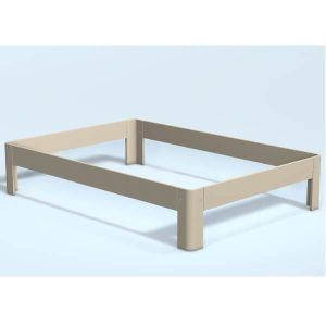 Auping Auronde beige - 140x200 cm. - Høj model