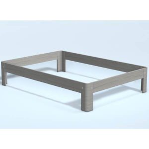 Auping Auronde chalk grey oak - 140x200 cm. - Høj model