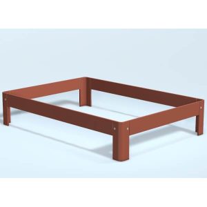 Auping Auronde dusty red - 140x200 cm. - Mellem model