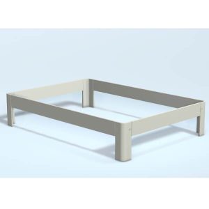 Auping Auronde hvid - 140x200 cm. - Høj model