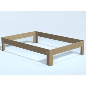 Auping Auronde natural oak - 140x200 cm. - Høj model