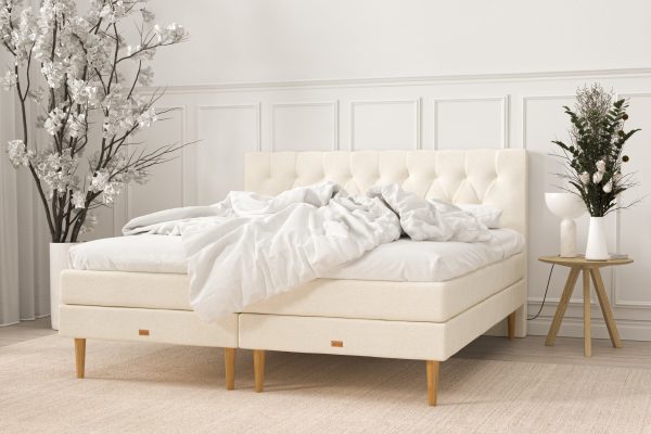 SÖVNN Emma Kontinentalseng - 140x200 - Lys beige
