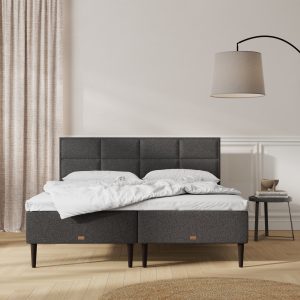 SÖVNN Saga Boxmadras - 140x200 - Grå