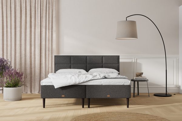 SÖVNN Saga Boxmadras - 140x200 - Grå
