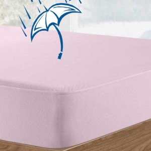 Velfont Vådliggerlagen soft Lyserød - 140x200 Halvanden