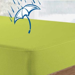 Velfont Vådliggerlagen til baby og junior seng Lime - 140x200 Halvanden