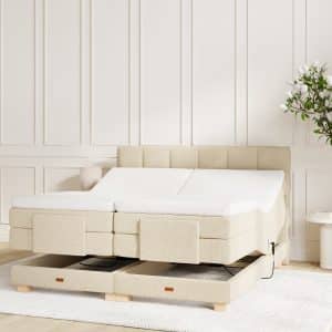 SÖVNN Osva Elevationsseng - 140x200 - Lys beige