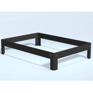 Auping Auronde midnight black oak - 140x200 cm. - Lav model