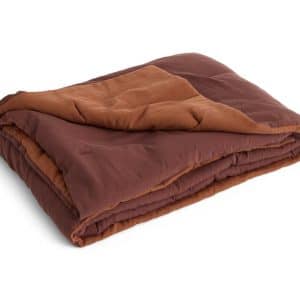 Air Quilt tæppe, 140x200 - Iron Red